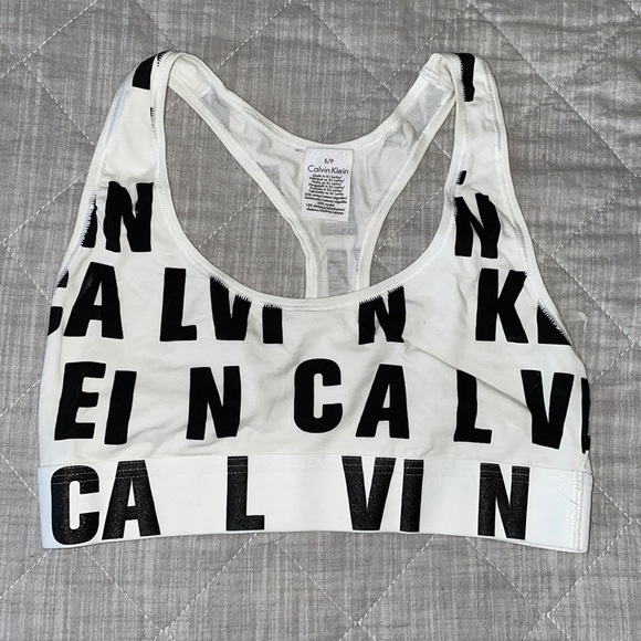 Calvin Klein logo bralette. Like new! Doesn’t fit. - Picture 1 of 3